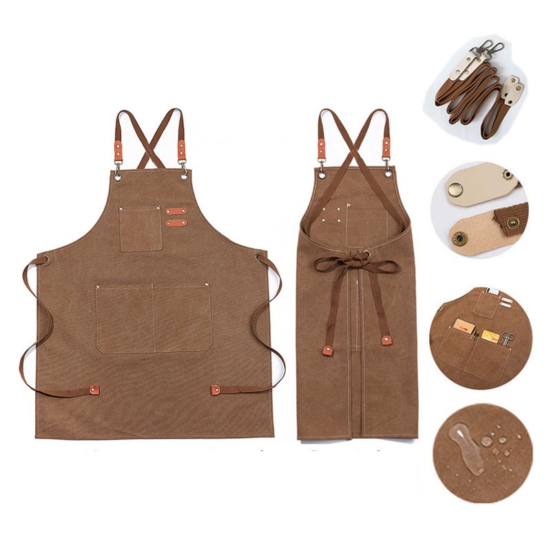 Canvas Apron [BARISTA LINE] (Different Colors)
