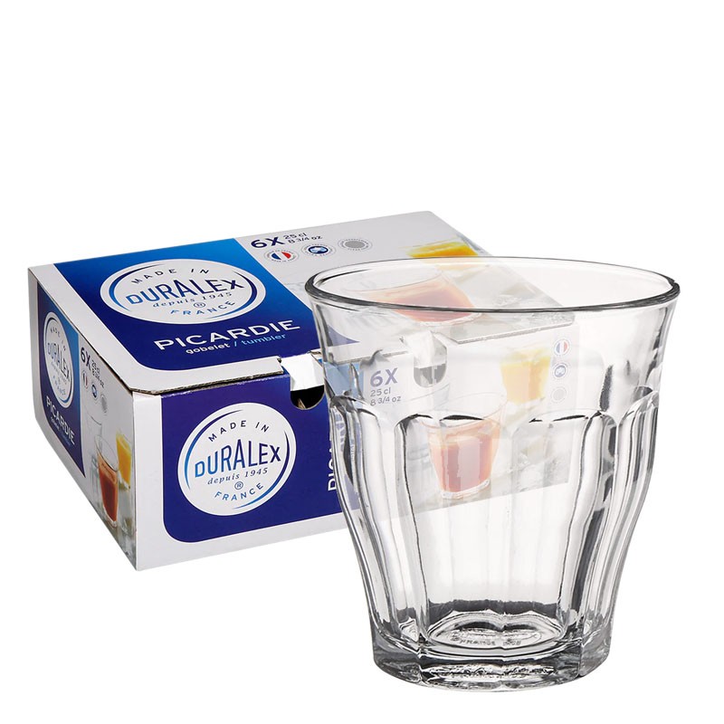 PICARDIE Water / Latte glass [DURALEX] 250ml