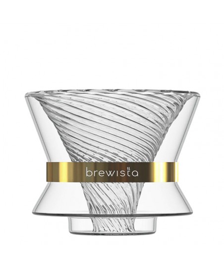 V60 TORNADO DUO Kávé Dripper [BREWISTA] Üveg