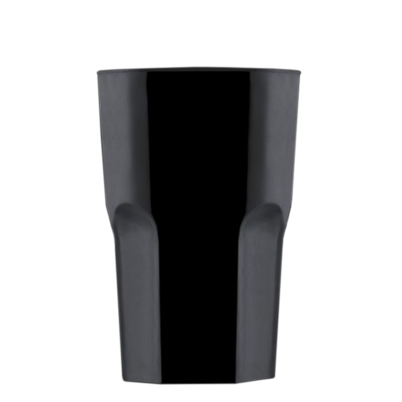 GRANITY (Polikarbonát) Long Drink pohár (Fekete) 400ml