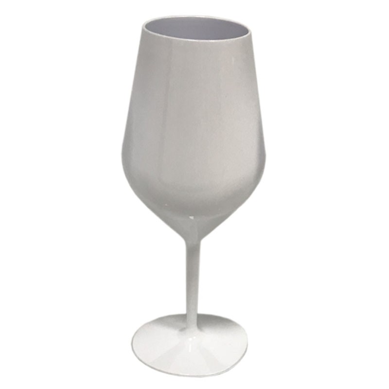 TRITAN (Polycarbonate) Wine glass (WHITE) 470ml