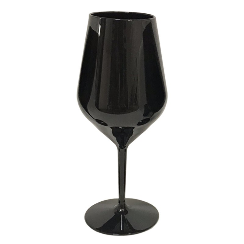 TRITAN (Polycarbonate) Wine glass (BLACK) 470ml