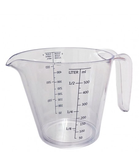 GRADUATED Measuring Jug 500ml (Plastic) - Volume Measure