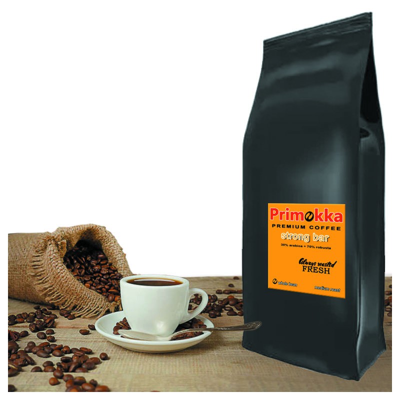PRIMOKKA "Strong Bar" Blend [SEMIRAMIS] Kávébab Keverék 1Kg