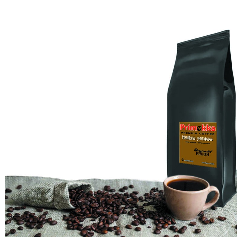 PRIMOKKA "Italian Presso" Blend [SEMIRAMIS] Kávébab Keverék 1Kg