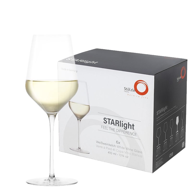 STARLIGHT (Kristály) Fehérboros Pohár [STÖLZLE] 410ml