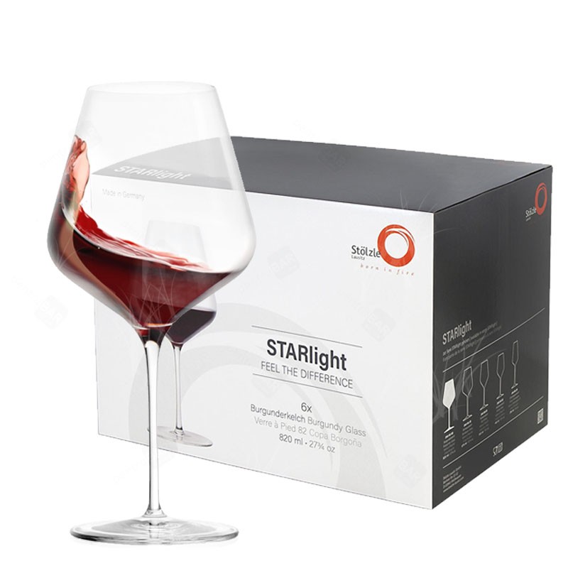 STARLIGHT (Crystal) Burgundy Wine Glass [STÖLZLE] 820ml