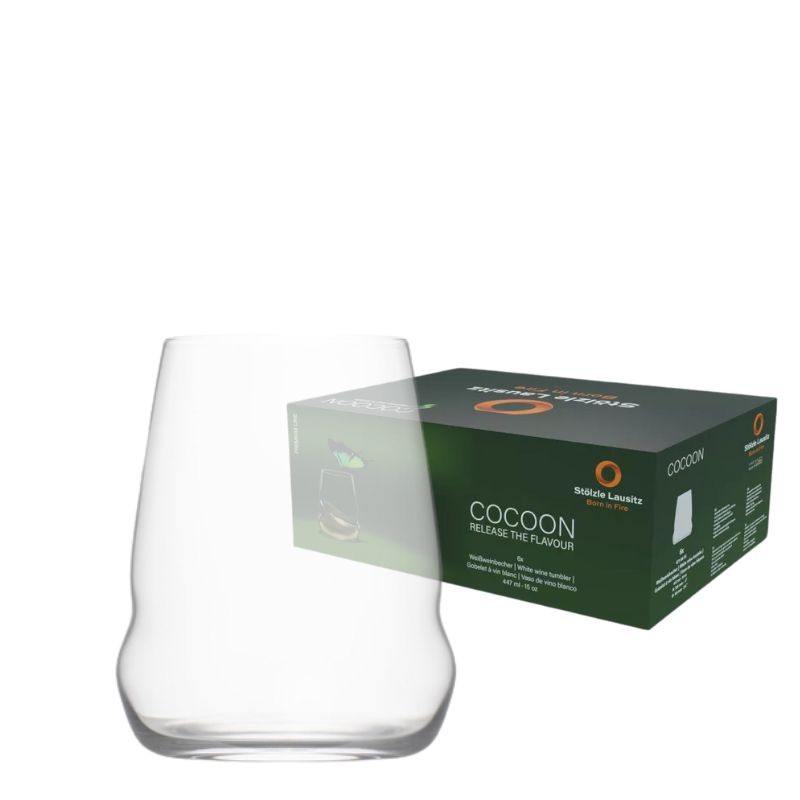 COCOON (Kristály) Vizes / Univerzális pohár [STÖLZLE] 447ml