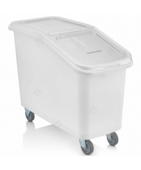 Crate for Ice with Wheels and Lid - Plastic Trolley
