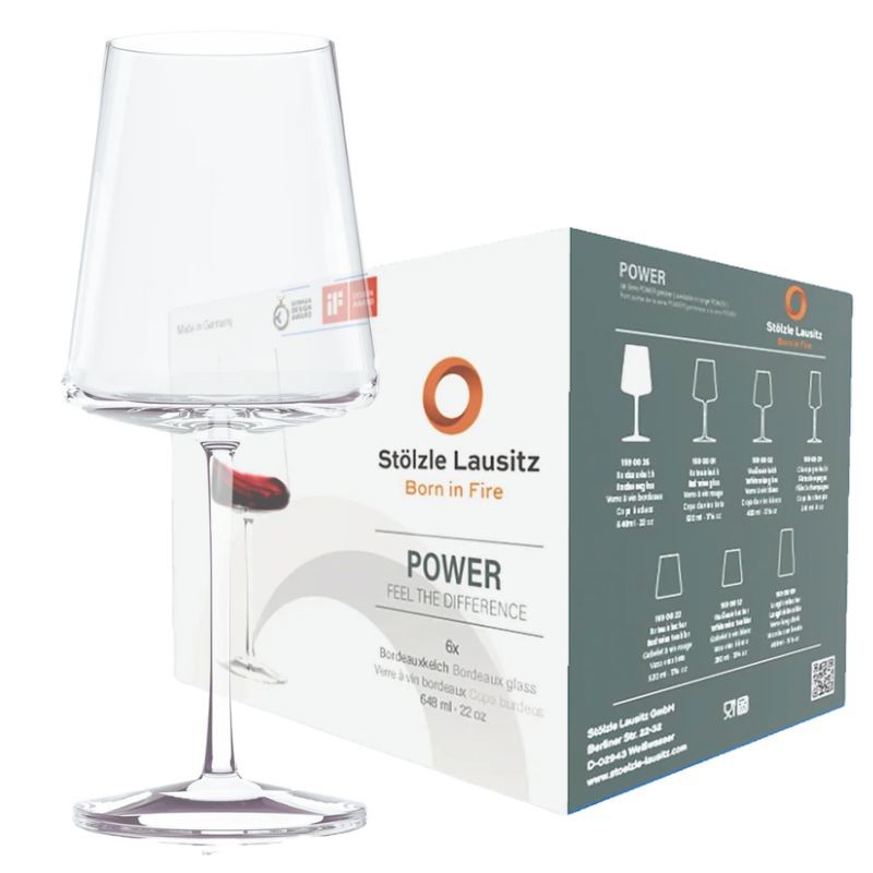 POWER (Kristály) Bordeaux Borospohár [STÖLZLE] 648ml