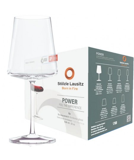 POWER (Kristály) Bordeaux Borospohár [STÖLZLE] 648ml