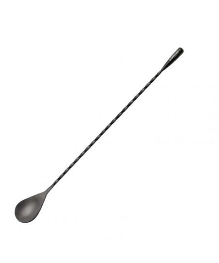 Prémium FEKETE TEARDROP Bárkanál 30cm [UrbanBAR] Bar Spoon