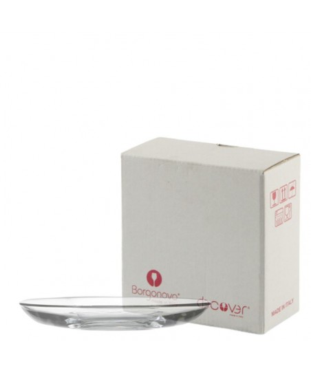 GLASS Saucer 11,5 Ø [BORGONOVO] for Espresso Cup