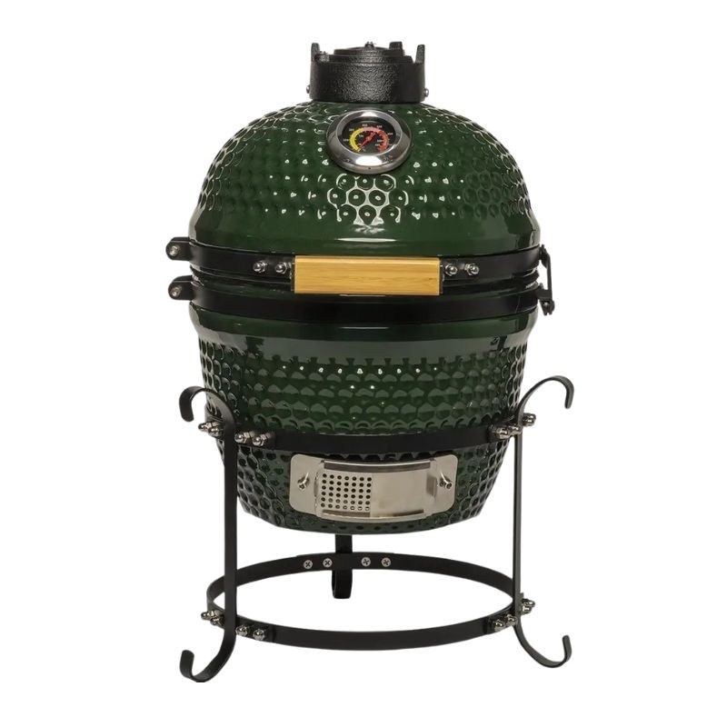 Kamado Charcoal Grill [PATTON] 13 inch Green (55CCE181)