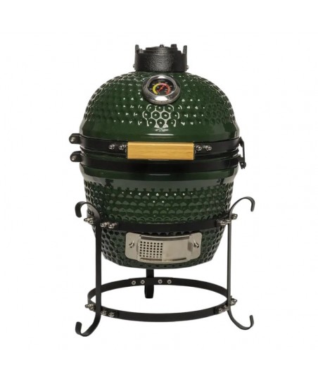 Kamado Faszén Grill [PATTON] 13 inch Zöld (55CCE181)