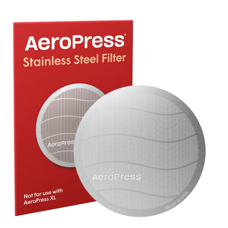 EREDETI Fém Szűrő [AeroPress] ÚJRAHASZNÁLHATÓ Kávémikroszűrő