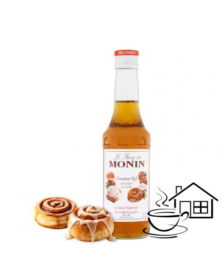 250ml - FAHÉJAS CSIGA / CINNAMON ROLL Szirup [MONIN]