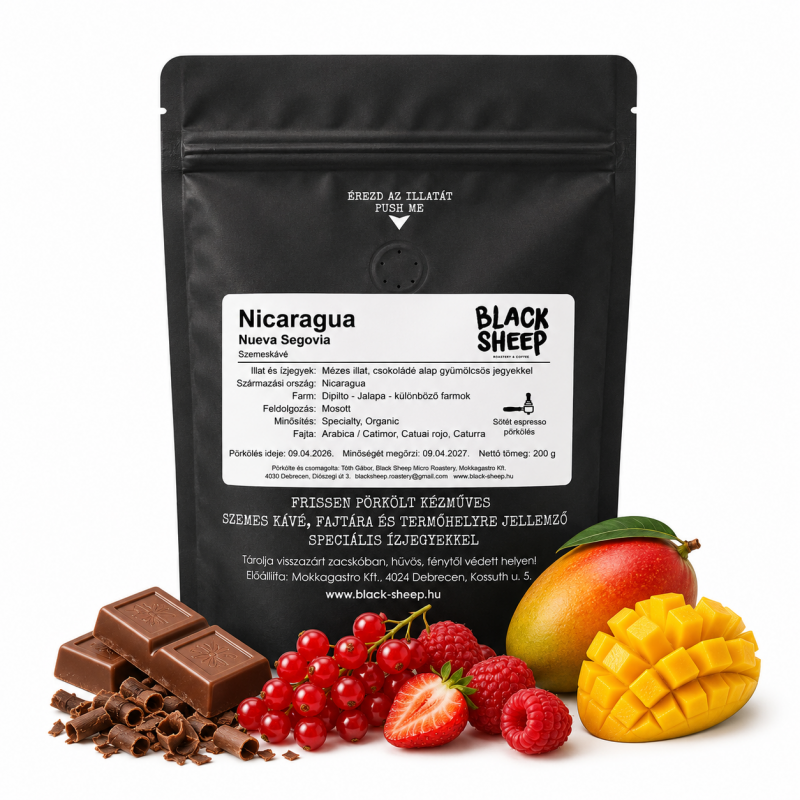 NICARAGUA NUEVA SEGOVIA [BLACK SHEEP] Whole Bean Coffee 200g