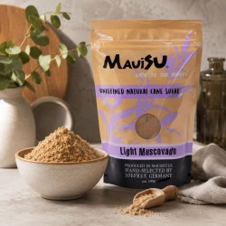LIGHT MUSCOVADO Cane Sugar [MauiSU] Natural Unrefined 500g