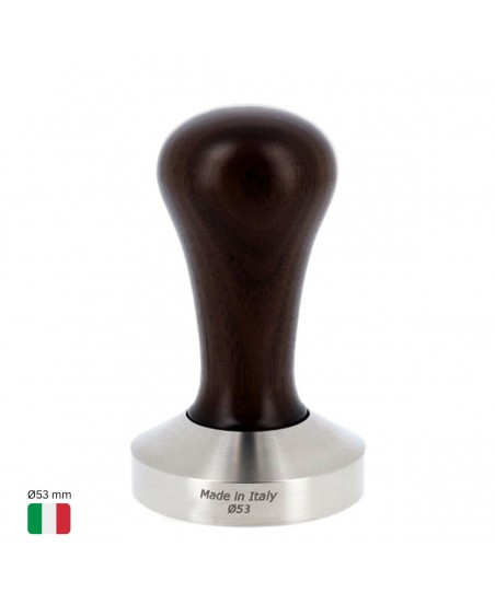 Coffee Tamper Ø53 mm [MOTTA] with Black Wooden Handle