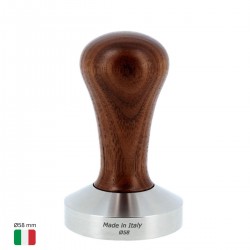 Coffee Tamper Ø58 mm [MOTTA] with ITALIAN WALNUT Wooden Handle