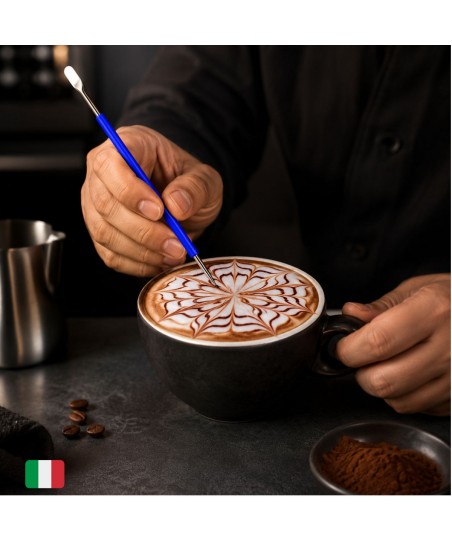 KÉK Latte Art Toll [MOTTA] Cappuccino Díszítéshez