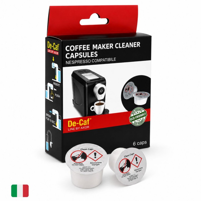Tisztítókapszulák (6 db-os készlet) Nespresso® Kompatibilis Kávégépekbe